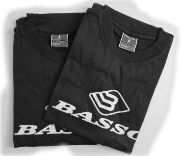 Basso T-Shirt aus 100% Baumwolle in schwarz in Gr. XL